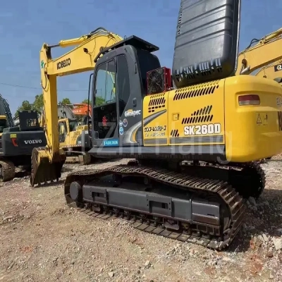 Reliable used 26 ton Kobelco SK260 crawler excavators