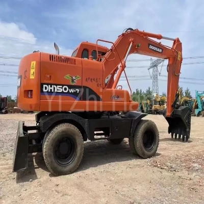Used Excavator Doosan DH150 Wheel Excavator For Sale