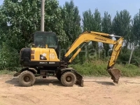 Used Excavator Hyundai 60-7 Mini Wheel Excavator for sale