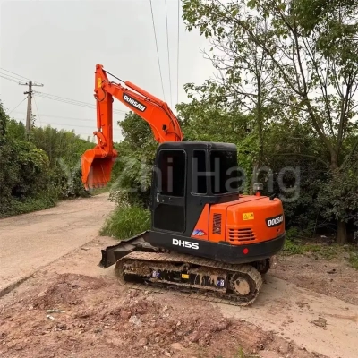 Used Excavators Doosan DH55 Crawler Excavator Doosan 5ton 6ton Second-hand Excavator