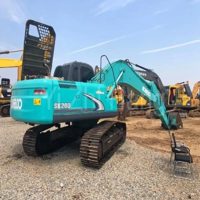 Used Excavator Heavy Hydraulic Crawler Kobelco SK260 26 Ton