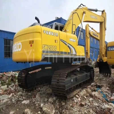 Used Heavy Excavator Kobelco SK200 Good Condition
