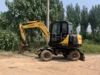 Used Excavator Hyundai 60-7 Mini Wheel Excavator for sale